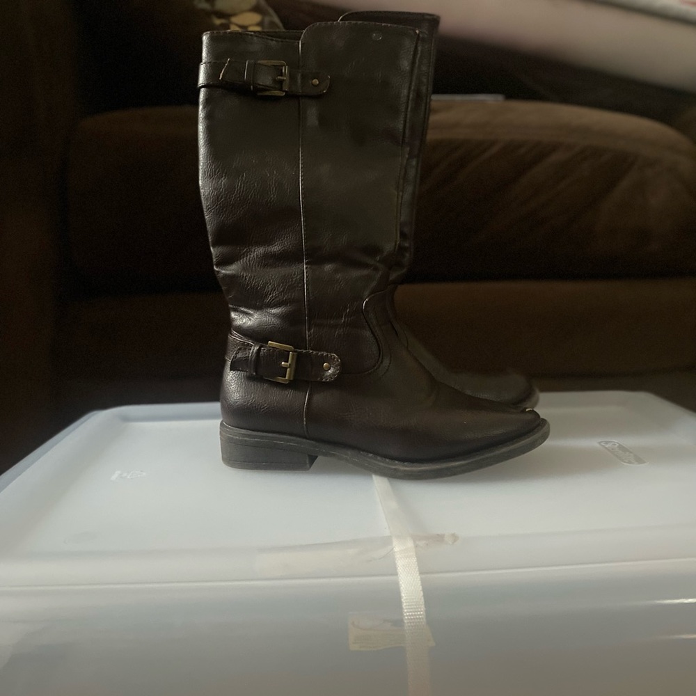 Dark brown rampage girl boots